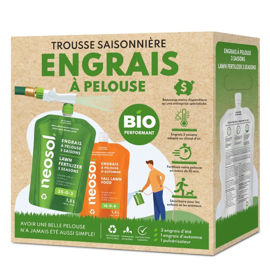 NEOSOL TROUSSE SAISONNIÈRE ENGRAIS À PELOUSE
