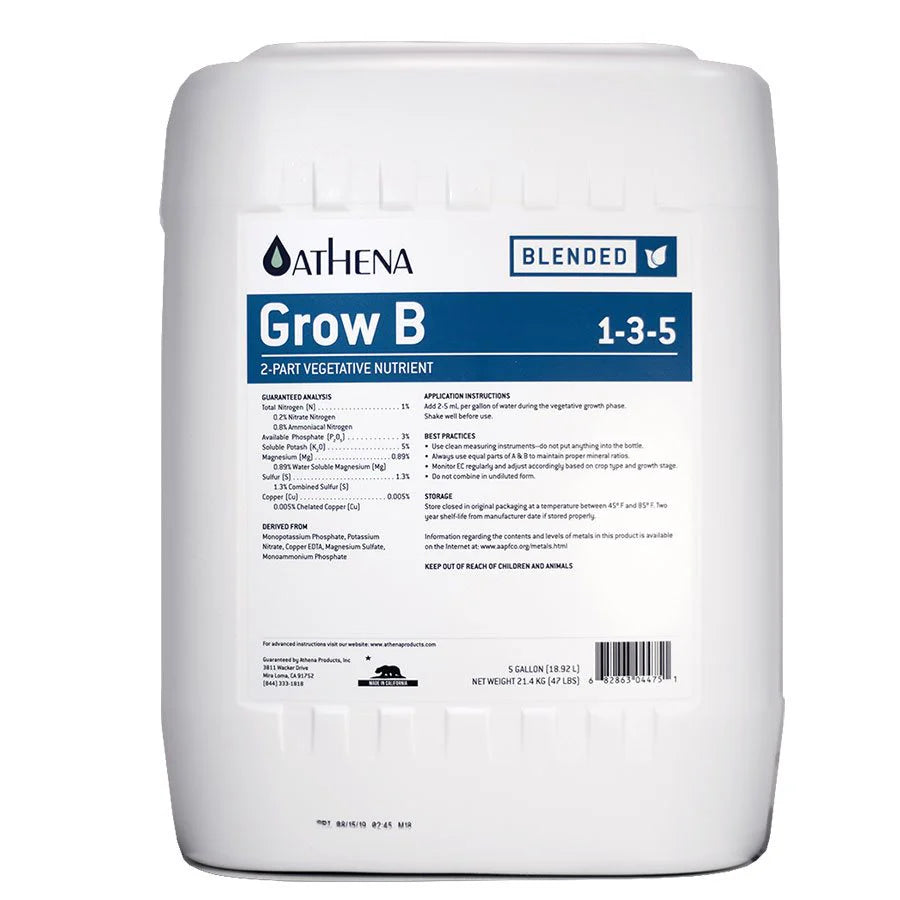 Athena Grow B (1-3-5)