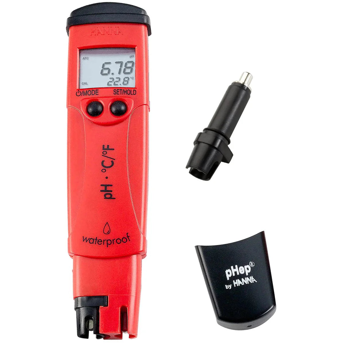 HANNA HI 98127 PHEP4 PH/T° TESTER RED (HI 73127) (1)