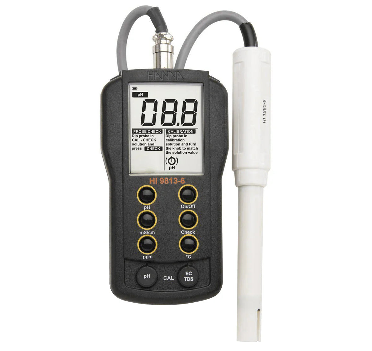HANNA HI9813-61 ANALYSEUR PH / ÉC / SDT / T° (SONDE HI1285-61) (1)
