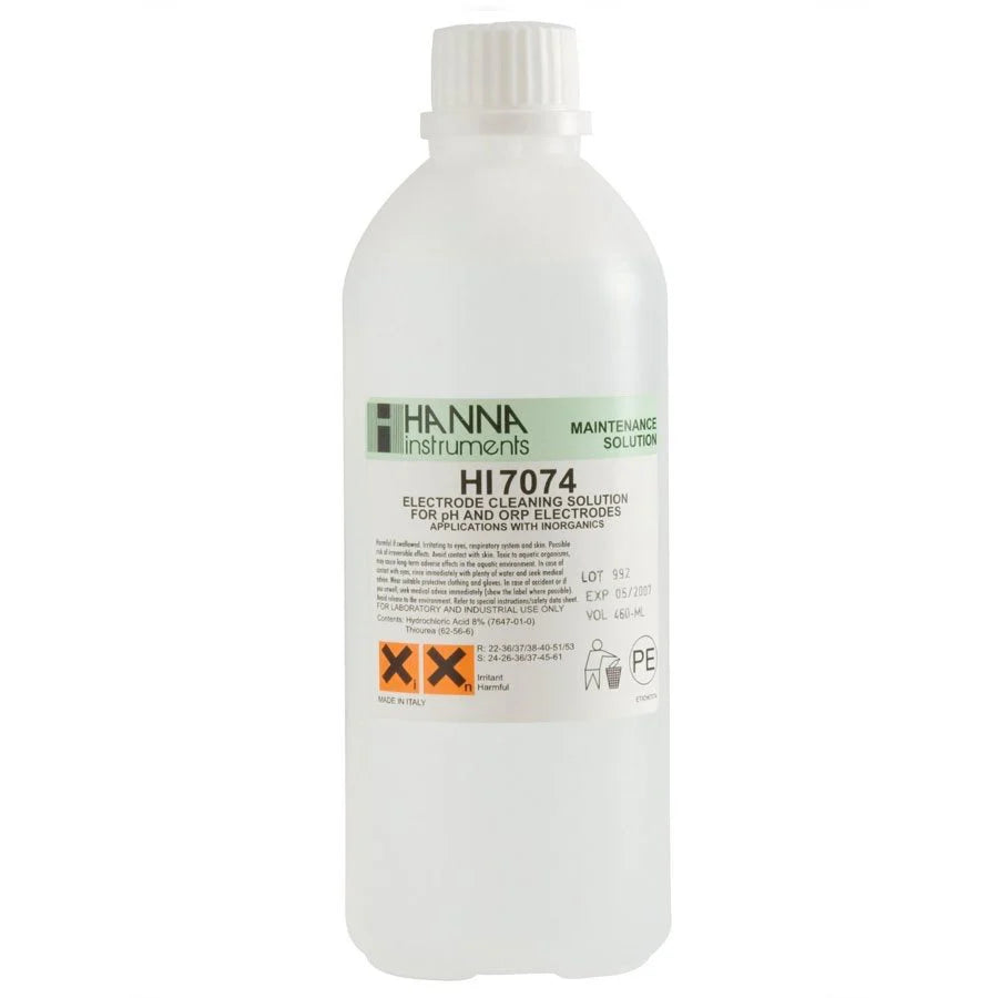 HANNA HI 7074L CLEANING SOLUTION INORGANIC 500 ML (1)
