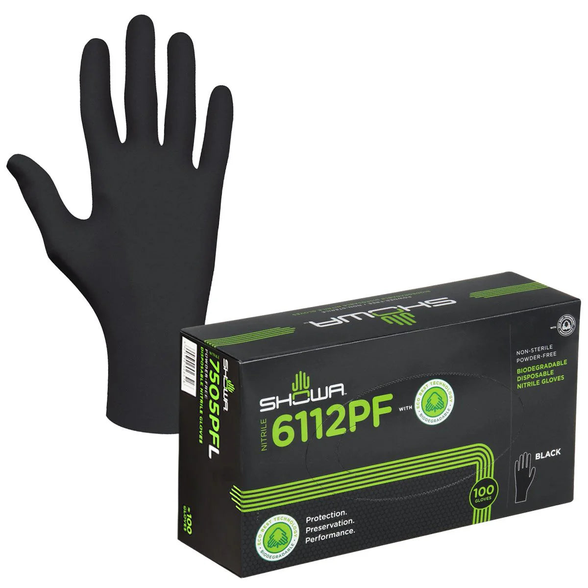 Showa Biodegradable Glove Powder Free (100 - Box)