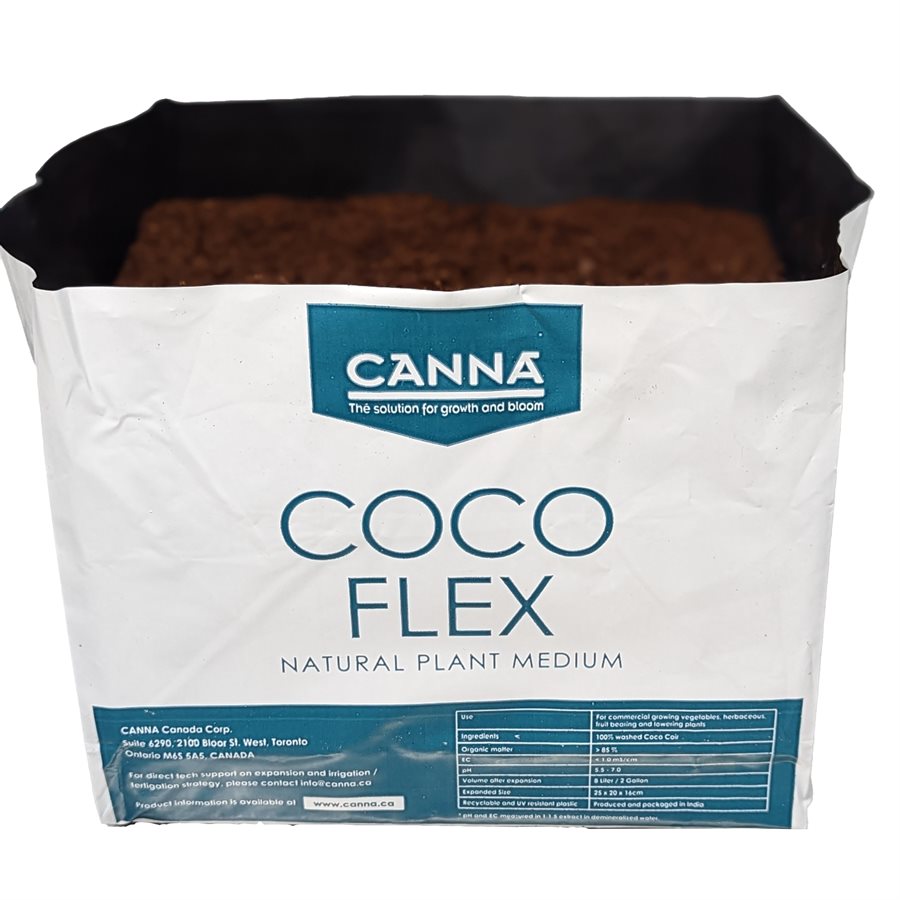 CANNA COCO FLEX 100% PITH 8L  23 x 18 x 4cm (MIN QTY 20)
