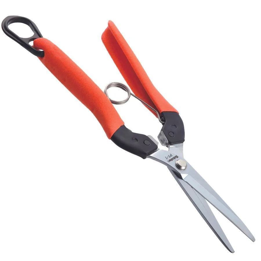 SABOTEN HARVESTING ORANGE SCISSOR ROUND TIP STRAIGHT 58mm(1)