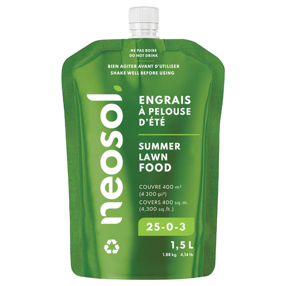 NEOSOL SUMMER LAWN FOOD 25-0-3 1.5L