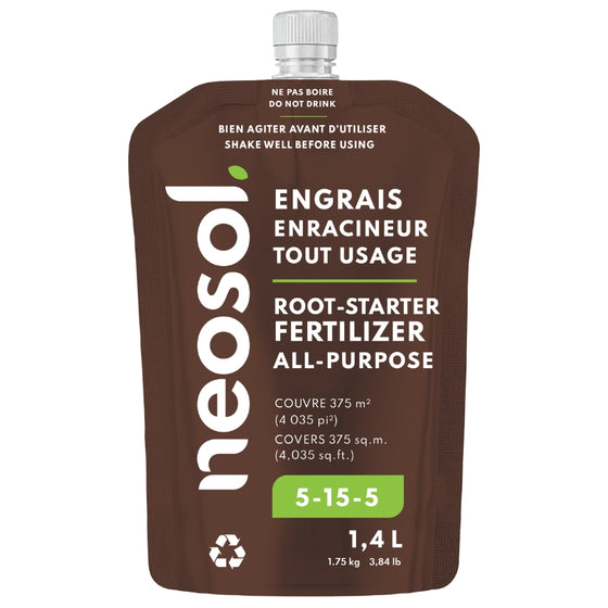 NEOSOL ROOT-STARTER FERTILIZER ALL PURPOSE 5-15-5 1.4L