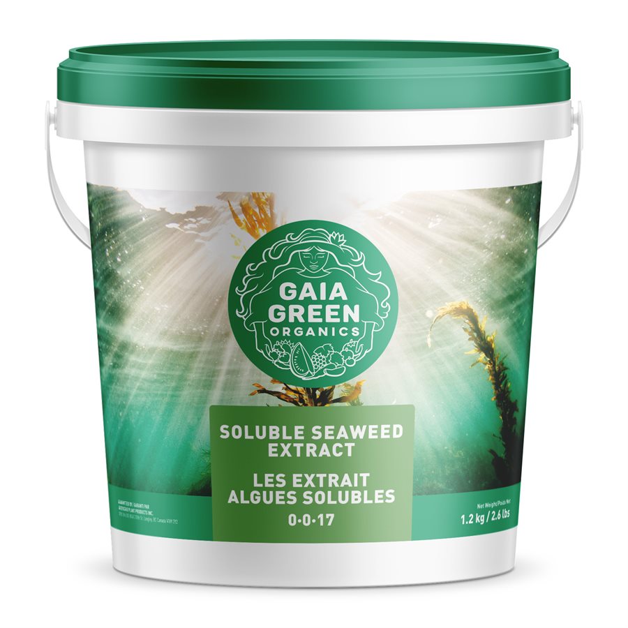 GAIA GREEN ORGANICS EXTRAIT ALGUES SOLUBLES 0-0-17 1.2KG 