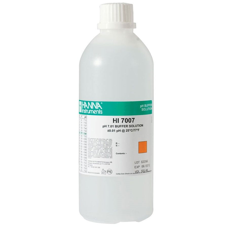 HANNA HI 7007L BUFFER SOLUTION PH 7.01 500 ML