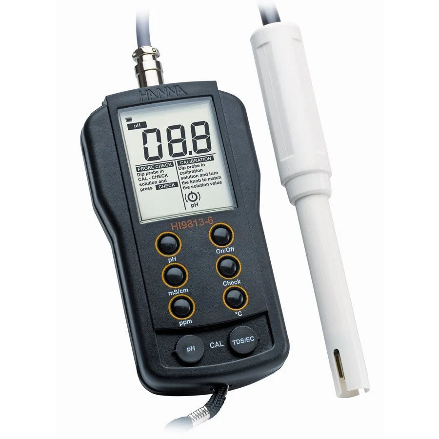 HANNA HI 9813-51 PH/EC/TDS/T° METER (PROBE HI 1285-51) (1)