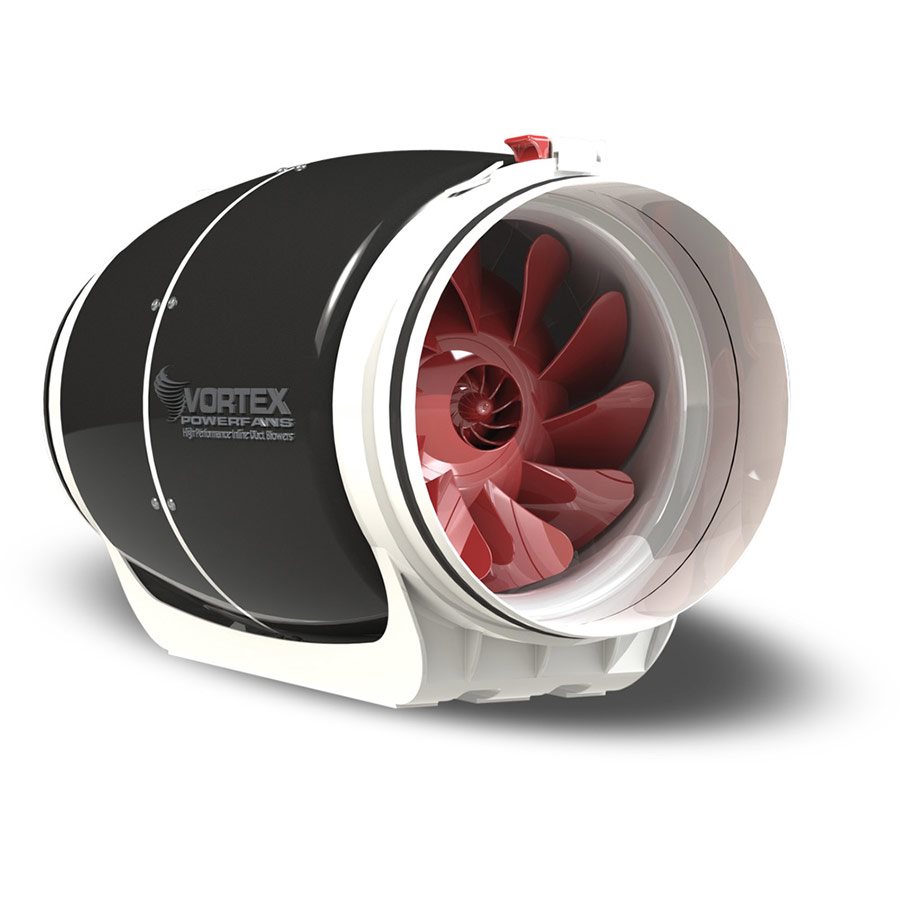 VORTEX FAN S-LINE INLINE 8'' 115V 711 CFM (1)